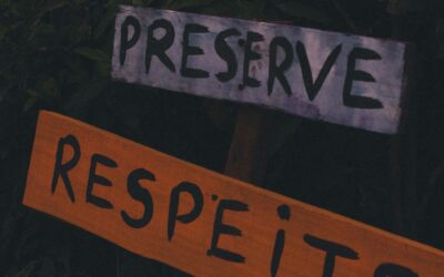 panneaux en bois sur la préservation de la nature pour illustrer les obligations ESG